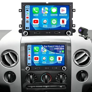 Upgrade Car Radio for Ford F150 F-150 2004-2008, F250/F350 2006-2016, E150/E250/E350 2009-2014, Escape 7 Inch Touchscreen Stereo Headunit with Wireless Carplay Android Auto GPS BT FM 5GWiFi SWC Camera Upgrade Car Radio for Ford F150 F-150 2004-2008, F250/F350 2006-2016, E150/E250/E350 2009-2014, Escape 7 Inch Touchscreen Stereo Headunit with Wireless Carplay Android Auto GPS BT FM 5GWiFi SWC Camera
