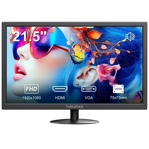 Thinlerian 21.5 Inch Computer Monitor, FHD 1080p HDMI VGA Display, External Second Screen for Laptop & PC, Home Office Monitor with Built-in Speakers & VESA Mount Thinlerian 21.5 Inch Computer Monitor, FHD 1080p HDMI VGA Display, External Second Screen for Laptop & PC, Home Office Monitor with Built-in Speakers & VESA Mount