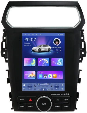 Android 14 Car Stereo for Ford Explorer (2011-2019), 8Core 4G+64G GPS Navigation with 9.7 inch QLED Touchscreen via Carplay Android Auto EQ SWC Bluetooth5.4 USB TPMS OBD2 Android 14 Car Stereo for Ford Explorer (2011-2019), 8Core 4G+64G GPS Navigation with 9.7 inch QLED Touchscreen via Carplay Android Auto EQ SWC Bluetooth5.4 USB TPMS OBD2