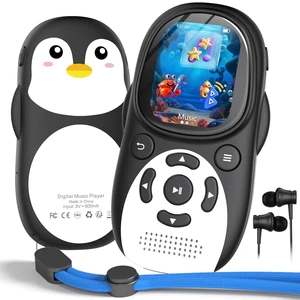 64GB Cute Penguin MP3 Player for Kids with Bluetooth 5.3 & Speaker | Volume Limit, 2" Screen, 65H Battery Life, FM Radio, Voice Recorder, Headphones, Lanyard, Supports 128GB microSD Card 64GB Cute Penguin MP3 Player for Kids with Bluetooth 5.3 & Speaker | Volume Limit, 2" Screen, 65H Battery Life, FM Radio, Voice Recorder, Headphones, Lanyard, Supports 128GB microSD Card