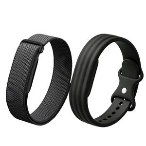2 Pack Band for Google Fitbit Air, Silicone and Nylon Material with Metal Buckle,Stretchy Elastic Sport Strap, Wristband for Women and Men 2 Pack Band for Google Fitbit Air, Silicone and Nylon Material with Metal Buckle,Stretchy Elastic Sport Strap, Wristband for Women and Men