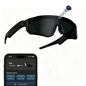 2026 Upgraded AI Smart Glasses with 4K Camera, 1200P Video, 6-Axis EIS Anti-Shake, ChatGPT Assistant, AI Recognition & Translation, IP54 Waterproof for Cycling, Hiking, Running, Vlogging 2026 Upgraded AI Smart Glasses with 4K Camera, 1200P Video, 6-Axis EIS Anti-Shake, ChatGPT Assistant, AI Recognition & Translation, IP54 Waterproof for Cycling, Hiking, Running, Vlogging