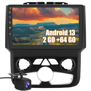 Car Stereo for Dodge RAM 1500 2500 3500 2013 2014 2015 2016 2017 2018 (Only fit Auto AC), Wireless CarPlay and Android Auto, 9'' Android Touch Screen Radio Replacement, 2G + 64G Car Stereo for Dodge RAM 1500 2500 3500 2013 2014 2015 2016 2017 2018 (Only fit Auto AC), Wireless CarPlay and Android Auto, 9'' Android Touch Screen Radio Replacement, 2G + 64G