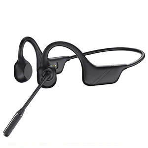 Open-Ear Headphones with Noise-Canceling Mic, Bone Conduction Headphones | AI ENC Noise Cancellation, One-Click Mute, Magnetic Charging, Bluetooth 6.0, Dual Device Connection, for Drivers Learners Open-Ear Headphones with Noise-Canceling Mic, Bone Conduction Headphones | AI ENC Noise Cancellation, One-Click Mute, Magnetic Charging, Bluetooth 6.0, Dual Device Connection, for Drivers Learners