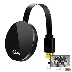 4K Screen Mirroring Adapter, Wireless HDMI Display Adapter | Compatible with AirPlay, Miracast and DLNA. Mirror content from phones, tablets and laptops to displays 4K Screen Mirroring Adapter, Wireless HDMI Display Adapter | Compatible with AirPlay, Miracast and DLNA. Mirror content from phones, tablets and laptops to displays