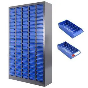 100-Drawer Parts Cabinet, Bolt Bins Nut and Bolt Organizer with ABS Drawers & Dividers, Heavy Duty Rust Resistant Steel Hardware Storage Cabinet with Labels for Garage Workshop Shop 100-Drawer Parts Cabinet, Bolt Bins Nut and Bolt Organizer with ABS Drawers & Dividers, Heavy Duty Rust Resistant Steel Hardware Storage Cabinet with Labels for Garage Workshop Shop