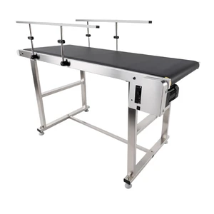 Electric Desktop Conveyor Belt 110V 120W Adjustable Speed 110 LBS Load Electric Metal Desktop Conveyor Belt 2mm Thick Frame, Wear Resistant Belt, Rounded Edges for Durable Industrial Use Electric Desktop Conveyor Belt 110V 120W Adjustable Speed 110 LBS Load Electric Metal Desktop Conveyor Belt 2mm Thick Frame, Wear Resistant Belt, Rounded Edges for Durable Industrial Use
