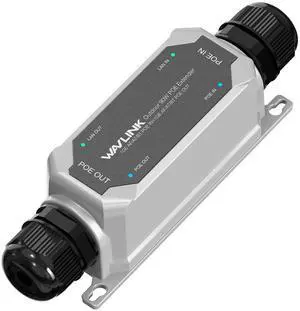 WAVLINK IP67 Outdoor Gigabit PoE Extender, Repeater & Amplifier, IEEE 802.3 af/at/bt 90W, 10/100/1000Mbps, 1 In 1 Out for IP/PTZ Camera, Wireless AP, Wall-Mount, Daisy Chain Up to 3 Units WAVLINK IP67 Outdoor Gigabit PoE Extender, Repeater & Amplifier, IEEE 802.3 af/at/bt 90W, 10/100/1000Mbps, 1 In 1 Out for IP/PTZ Camera, Wireless AP, Wall-Mount, Daisy Chain Up to 3 Units