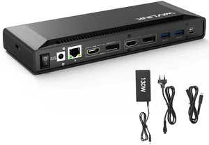 WAVLINK USB C Docking Station Dual 4K@60Hz(2 HDMI+2DP) 100W PD Charging, Compatible with Thunderbolt 4/3, M1-M5 Mac/Neo, Windows, 10Gbps USB C, LAN, Displaylink Driver Required WAVLINK USB C Docking Station Dual 4K@60Hz(2 HDMI+2DP) 100W PD Charging, Compatible with Thunderbolt 4/3, M1-M5 Mac/Neo, Windows, 10Gbps USB C, LAN, Displaylink Driver Required