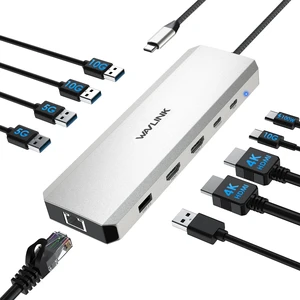 WAVLINK Laptop Docking Station Dual Monitor USB C 10G Docking Station for HDMI
Single 4K@60Hz, 100W PD in,3×USB-C/A 10Gb, Gigabit Ethernet, Compatible with Dell/HP/Lenovo, Windows Only WAVLINK Laptop Docking Station Dual Monitor USB C 10G Docking Station for HDMI
Single 4K@60Hz, 100W PD in,3×USB-C/A 10Gb, Gigabit Ethernet, Compatible with Dell/HP/Lenovo, Windows Only
