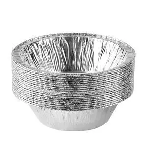 6'' Inch Round Tin Foil Cake Pans Disposable Aluminum, Freezer & Oven Safe - For Baking, Cooking, Storage, Roasting, & Reheating, Pack of 20 6'' Inch Round Tin Foil Cake Pans Disposable Aluminum, Freezer & Oven Safe - For Baking, Cooking, Storage, Roasting, & Reheating, Pack of 20