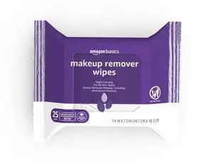 Makeup Remover Wipes, Night Calming, Gentle Cleansing, Plant Based, Alcohol-Free, Removes Waterproof Mascara, Dermatologist Tested, 25 Count, 1-Pack Makeup Remover Wipes, Night Calming, Gentle Cleansing, Plant Based, Alcohol-Free, Removes Waterproof Mascara, Dermatologist Tested, 25 Count, 1-Pack
