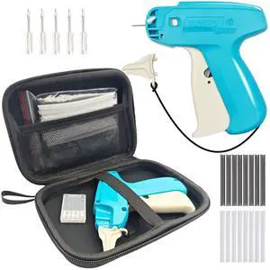 Mini Stitch Gun for Clothes - Quick Clothing Fixer - Handheld Fine Stitch Gun - Micro Tagging Gun Kit Includes 1000 Black Fasteners & 1000 White Fasteners, 6 Needle and Hard Case Mini Stitch Gun for Clothes - Quick Clothing Fixer - Handheld Fine Stitch Gun - Micro Tagging Gun Kit Includes 1000 Black Fasteners & 1000 White Fasteners, 6 Needle and Hard Case