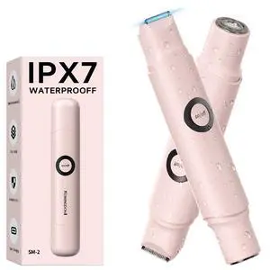 Bikini Trimmer for Women-Electric Razors for Women,Rechargeable Pubic Body Hair Trimmer,Waterproof Electric Shaver,Portable Lady Bikini Shaver for Legs, Body,Armpit, Facial, Gifts for Woman, Pink Bikini Trimmer for Women-Electric Razors for Women,Rechargeable Pubic Body Hair Trimmer,Waterproof Electric Shaver,Portable Lady Bikini Shaver for Legs, Body,Armpit, Facial, Gifts for Woman, Pink