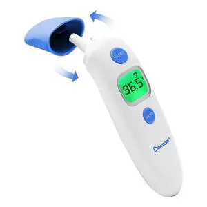 3 in 1 Forehead and Ear Thermometer Indoors Non-Contact Backlight Body Object Temperature Checking Sensor Touchless Digital Thermometer with Fever Alert 3 in 1 Forehead and Ear Thermometer Indoors Non-Contact Backlight Body Object Temperature Checking Sensor Touchless Digital Thermometer with Fever Alert