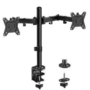 Dual Monitor Stand, Heavy Duty Adjustable Monitor Desk Mount for 2 Screens up to 32 Inches, Fully Adjustable Height, Tilt, Swivel, Rotate, Supports 17.6 lbs per Monitor Arm, Easy Installation Dual Monitor Stand, Heavy Duty Adjustable Monitor Desk Mount for 2 Screens up to 32 Inches, Fully Adjustable Height, Tilt, Swivel, Rotate, Supports 17.6 lbs per Monitor Arm, Easy Installation