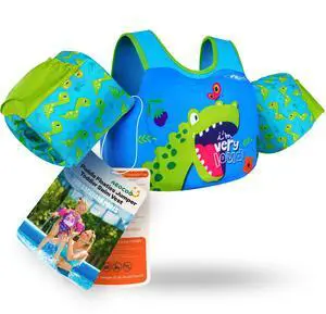 Puddle Float Jumper 20-30 Pounds, Toddler Swim Vest for 1-2-3 Years Old, Pool Floats with Swimming Arm Floaties Swim Jacket with Water Wings for Kids Swimmies, Boys, Girls, Niños, Dinosaur Puddle Float Jumper 20-30 Pounds, Toddler Swim Vest for 1-2-3 Years Old, Pool Floats with Swimming Arm Floaties Swim Jacket with Water Wings for Kids Swimmies, Boys, Girls, Niños, Dinosaur