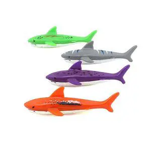 Diving Pool Toy Underwater Swimming Throwing Diving Torpedo Shark,4 Pack Diving Pool Toy Underwater Swimming Throwing Diving Torpedo Shark,4 Pack
