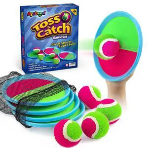 Toss and Catch Ball Game Outdoor Toys for Kids Yard Games Beach Toys Outside Games for 3 4 5 6 7 8 9 10 Year Old Boys Girls (Upgraded) Toss and Catch Ball Game Outdoor Toys for Kids Yard Games Beach Toys Outside Games for 3 4 5 6 7 8 9 10 Year Old Boys Girls (Upgraded)