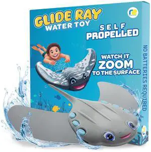 Swimming Pool Toys for Kids: Stingray Pool Torpedo Swim Toy - Self Propelled Water Toy Glides Underwater - Best Water Games & Outdoor Gifts for Boys & Girls - Diving Toys For Kids Ages 5 6 7 8 9 10 + Swimming Pool Toys for Kids: Stingray Pool Torpedo Swim Toy - Self Propelled Water Toy Glides Underwater - Best Water Games & Outdoor Gifts for Boys & Girls - Diving Toys For Kids Ages 5 6 7 8 9 10 +