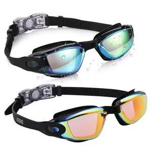 Kids Swim Goggles, Pack of 2 Swimming Goggles for Children Boys & Girls Age 3-14 Kids Swim Goggles, Pack of 2 Swimming Goggles for Children Boys & Girls Age 3-14