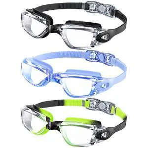 Kids Goggles for 4-16, Kids Swimming Goggles Anti Fog No Leaking, 3 Pack Swim Goggles for Boys Girls Youth Kids Goggles for 4-16, Kids Swimming Goggles Anti Fog No Leaking, 3 Pack Swim Goggles for Boys Girls Youth