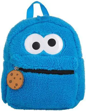 Toddler Cookie Monster Backpack, Back to School Bookbag for Toddler, Plush Zippered Bag Toddler Cookie Monster Backpack, Back to School Bookbag for Toddler, Plush Zippered Bag