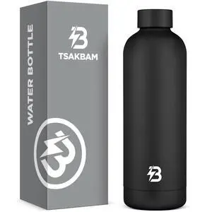 Insulated Water Bottle with Lid, 25 oz Reusable Leak-Proof Metal Stainless Steel Water Bottles for Travel, Sports, Gym, Outdoor (Black) Insulated Water Bottle with Lid, 25 oz Reusable Leak-Proof Metal Stainless Steel Water Bottles for Travel, Sports, Gym, Outdoor (Black)