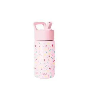Kids Water Bottle with Straw Lid | 14oz Insulated Stainless Steel Kids Tumbler & Spill Proof Toddler Cup for School, Girls, Boys | Summit | Confetti Kids Water Bottle with Straw Lid | 14oz Insulated Stainless Steel Kids Tumbler & Spill Proof Toddler Cup for School, Girls, Boys | Summit | Confetti