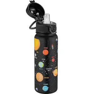 20 Oz Insulated Stainless Steel Water Bottle For Kids, With Straws Leak-proof, Kids Water Bottles For School Boys Girls,Solar System 20 Oz Insulated Stainless Steel Water Bottle For Kids, With Straws Leak-proof, Kids Water Bottles For School Boys Girls,Solar System