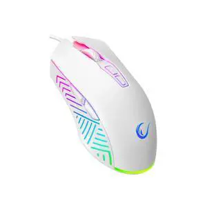 Spear V2 White Wired Gaming Mouse with RGB Lighting 12800 DPI, 7 Programmable Buttons, Lightweight Ergonomic Gaming Mouse for PC/Mac/Laptop Gamers Spear V2 White Wired Gaming Mouse with RGB Lighting 12800 DPI, 7 Programmable Buttons, Lightweight Ergonomic Gaming Mouse for PC/Mac/Laptop Gamers