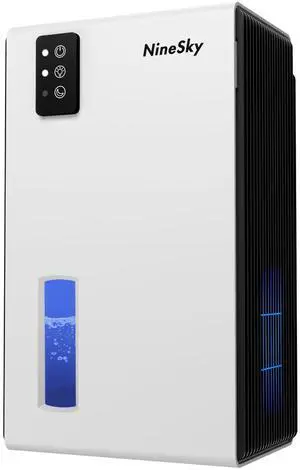 Dehumidifiers for Home, 1000 Sq.Ft Dehumidifier with 95oz Water Tank, Quiet Dehumidifier for Basement Bathroom Bedroom with 7-Color Ambient Light & Auto Shut Off, White Dehumidifiers for Home, 1000 Sq.Ft Dehumidifier with 95oz Water Tank, Quiet Dehumidifier for Basement Bathroom Bedroom with 7-Color Ambient Light & Auto Shut Off, White