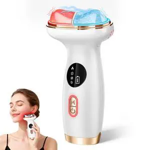 Red Light Therapy for Face, Electric Gua Sha Facial Massager, Microcurrent Facial Device for Tightening & Lifting, Warm Compress for Better Skincare Absorption & Cold Compress for Depuffing Red Light Therapy for Face, Electric Gua Sha Facial Massager, Microcurrent Facial Device for Tightening & Lifting, Warm Compress for Better Skincare Absorption & Cold Compress for Depuffing