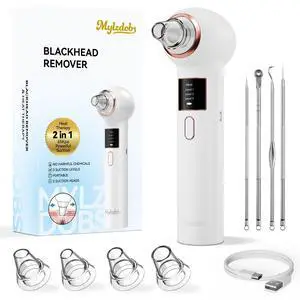 Blackhead Remover 3+1 Suction Modes Facial Pore Vacuum Cleaner (White) Blackhead Remover 3+1 Suction Modes Facial Pore Vacuum Cleaner (White)