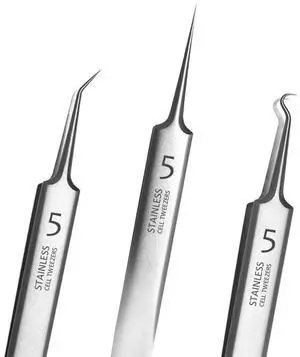 Professional Facial Blackhead Remover Tweezers,3Pcs Precision Pimple Popper Tool Kit for Whitehead Ance Blemishs Comedones Stainless Steel Makeup Tool Professional Facial Blackhead Remover Tweezers,3Pcs Precision Pimple Popper Tool Kit for Whitehead Ance Blemishs Comedones Stainless Steel Makeup Tool