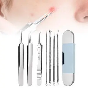 2026 Medical Grade Blackhead Extraction Tool Kit, Professional Facial Blackhead Remover Tweezers, Grade Extractor Tool for Removal Black Heads, Whiteheads, Pimples, Blemishes and Pimples 2026 Medical Grade Blackhead Extraction Tool Kit, Professional Facial Blackhead Remover Tweezers, Grade Extractor Tool for Removal Black Heads, Whiteheads, Pimples, Blemishes and Pimples