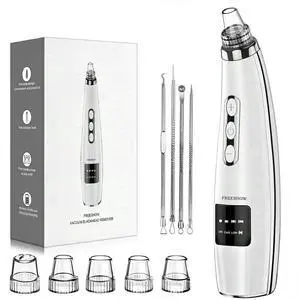 Blackhead Remover Pore Vacuum, 2026 Pore Cleaner with 5 Adjustable Suction Levels, 5 Probes, Electric Whitehead Extractor Tools, USB Rechargeable Blackhead Remover Pore Vacuum, 2026 Pore Cleaner with 5 Adjustable Suction Levels, 5 Probes, Electric Whitehead Extractor Tools, USB Rechargeable