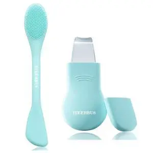 Blackhead Remover Tool,Black Head Remover for Face Nose-2 in 1 Pore Cleaning Brush Face Scrubber Skin Care Scraper Mask Applicator Spatula for Men Women Pore Cleansing (Blue) Blackhead Remover Tool,Black Head Remover for Face Nose-2 in 1 Pore Cleaning Brush Face Scrubber Skin Care Scraper Mask Applicator Spatula for Men Women Pore Cleansing (Blue)