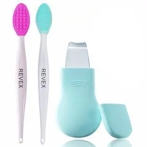 Silicone Nose Blackhead Remover Tool Set,Blackhead Scraper Tool,2Pcs Pore Cleaning Brush, Face Scrubber Skin Spatula, Pore Scrubber for Deep Cleansing,Face Exfoliator Scrubber for Women Men Silicone Nose Blackhead Remover Tool Set,Blackhead Scraper Tool,2Pcs Pore Cleaning Brush, Face Scrubber Skin Spatula, Pore Scrubber for Deep Cleansing,Face Exfoliator Scrubber for Women Men