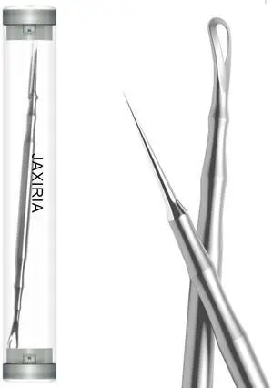 Pointed Blemish Removal, 2-in-1 Skin Care Tool - Stainless Steel Blemish Remover for Face/Nose Pointed Blemish Removal, 2-in-1 Skin Care Tool - Stainless Steel Blemish Remover for Face/Nose