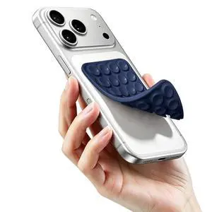 Silicone Double-Sided Suction Cup Phone Case Detachable Mount, Fidget Sticky Phone Grip Hands-Free for Selfies & Videos, Trending TikTok Items Gift for Content Creator(NavyBlue, Small) Silicone Double-Sided Suction Cup Phone Case Detachable Mount, Fidget Sticky Phone Grip Hands-Free for Selfies & Videos, Trending TikTok Items Gift for Content Creator(NavyBlue, Small)