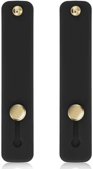 2Pcs Phone Loop Finger Holder, Silicone Phone Grip Phone Finger Strap Stand Universal Portable Finger Kickstand for Most Smartphones (2pcs-Black) 2Pcs Phone Loop Finger Holder, Silicone Phone Grip Phone Finger Strap Stand Universal Portable Finger Kickstand for Most Smartphones (2pcs-Black)
