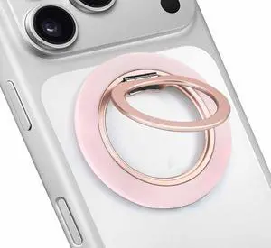 Ultra-Thin Magnetic Phone Grip for MagSafe, Strong Magnet Phone Ring Holder, Includes Metal Ring Compatible with iPhone, Androids, Removable Hands-Free Selfie/Video, Pink Ultra-Thin Magnetic Phone Grip for MagSafe, Strong Magnet Phone Ring Holder, Includes Metal Ring Compatible with iPhone, Androids, Removable Hands-Free Selfie/Video, Pink