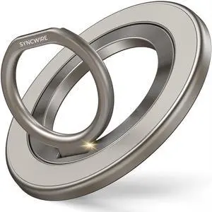 Magnetic Phone Ring Holder for MagSafe, 360° Rotation Cell Phone Grip Stand Finger Ring Kickstand Two-Sided Magnet Compatible with iPhone 17 Pro Max 16 15 14 13 12 MagSafe Accessories Magnetic Phone Ring Holder for MagSafe, 360° Rotation Cell Phone Grip Stand Finger Ring Kickstand Two-Sided Magnet Compatible with iPhone 17 Pro Max 16 15 14 13 12 MagSafe Accessories