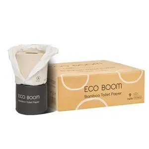 Unbleached Bamboo Toilet Paper, 100% Tree-Free & Plastic-Free, 3-Ply Strong, FSC Certified, Unscented, 9 Rolls, 360 Sheets | PFAS Free, BPA Free & Septic Safe Unbleached Bamboo Toilet Paper, 100% Tree-Free & Plastic-Free, 3-Ply Strong, FSC Certified, Unscented, 9 Rolls, 360 Sheets | PFAS Free, BPA Free & Septic Safe