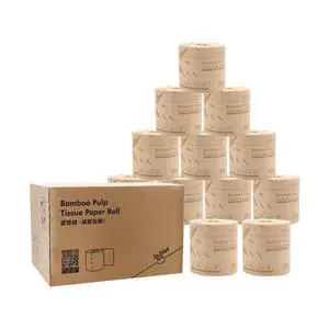 Bamboo Toilet Paper 12 Rolls | 3-Ply Unbleached Tissue Paper | Tree Free Toilet Paper, Soft & Strong | 100% Virgin Bamboo Tissue, Septic Safe, Plastic-Free Packaging Bamboo Toilet Paper 12 Rolls | 3-Ply Unbleached Tissue Paper | Tree Free Toilet Paper, Soft & Strong | 100% Virgin Bamboo Tissue, Septic Safe, Plastic-Free Packaging