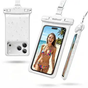 Waterproof Phone Pouch, Waterproof Phone Case for iPhone 16 15 14 13 12 Pro Max XS Samsung, IPX8 3D Cellphone Dry Bag Beach Essentials (1 Pack - White7.0, 7 inch) Waterproof Phone Pouch, Waterproof Phone Case for iPhone 16 15 14 13 12 Pro Max XS Samsung, IPX8 3D Cellphone Dry Bag Beach Essentials (1 Pack - White7.0, 7 inch)