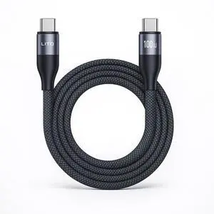 100W USB C to USB C Cable Fast Charging Cable 3.3FT, Ultra-Thick 5.8mm Soft Nylon Braided Cord for Laptop & Car, Heavy Duty Fast Charging for MacBook Pro, iPhone 17 16 15, Samsung S26 S25 S24 100W USB C to USB C Cable Fast Charging Cable 3.3FT, Ultra-Thick 5.8mm Soft Nylon Braided Cord for Laptop & Car, Heavy Duty Fast Charging for MacBook Pro, iPhone 17 16 15, Samsung S26 S25 S24