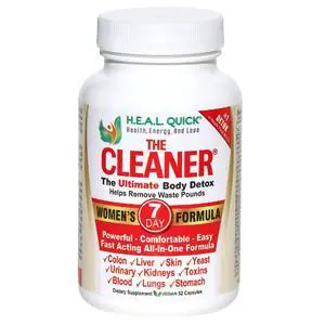 The Cleaner Detox, Powerful 7-Day Complete Internal Cleansing Formula for Women, Support Digestive Health, 52 Vegetarian Capsules The Cleaner Detox, Powerful 7-Day Complete Internal Cleansing Formula for Women, Support Digestive Health, 52 Vegetarian Capsules