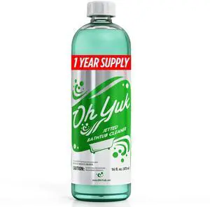 Tub Cleaner for Jacuzzis, Bathtubs, Whirlpools, The Most Effective Jetted Tub Cleaner, Septic Safe, 4 Cleanings per Bottle - 16 Ounces Tub Cleaner for Jacuzzis, Bathtubs, Whirlpools, The Most Effective Jetted Tub Cleaner, Septic Safe, 4 Cleanings per Bottle - 16 Ounces